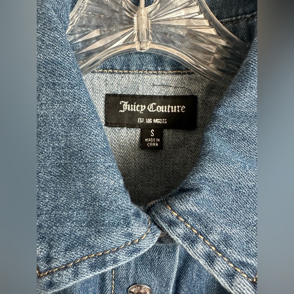 Juicy Couture NWT Denim Barbie Style Romper - Picture 3 of 9